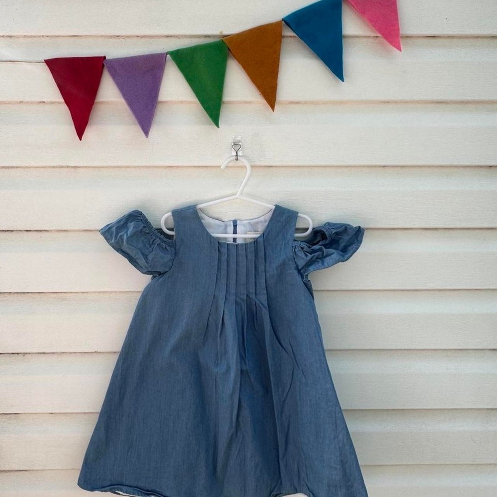 Mabel + Honey light denim looking dress